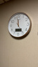康巴丝（Compas）挂钟客厅钟表 万年历简约石英钟表挂墙时钟 C3242Y 轻奢金色 28cm 实拍图