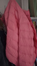 雪中飞男女立领秋羽绒百搭轻薄鸭绒立领修身轻盈隐藏式口袋 淡茜粉|1836-女 XS 160/84A 实拍图