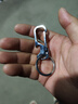 博友（BO YOU）304加厚不锈钢钥匙扣汽车钥匙链挂钩挂件锁匙扣男士高档钥匙圈环 方形款A5955【可开瓶】 实拍图