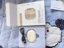 果坊【2025新款顶配】蓝牙耳机半入耳式双耳降噪运动游戏低延迟高音质超长续航适配小米苹果vivo学生 【米白色】【升级80h待机时长】 创新短柄丨超长续航丨千元音质 实拍图