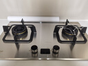 林内（Rinnai）燃气灶家用嵌入式天燃气灶【家电国家补贴20%】台嵌两用5.2kW双眼猛火定时灶具 不锈钢2E08MTX 实拍图