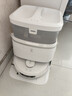 科沃斯扫地机器人T30PRO皓月银扫拖一体毛发零缠绕无级悬停灵动恒贴边吸力天花板70°C热水洗抹布DDX14 实拍图