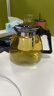 【京东物流】茶壶套装整套茶具大容量玻璃茶杯带滤网耐高温泡茶具 1000ML泡茶壶 1个 实拍图