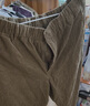 优衣库合作款/男装女装灯芯绒工装裤/休闲裤裤子25秋冬新款479822 36 褐色 M /170/80A 实拍图