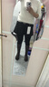 泽攸   毛呢阔腿短裤女秋冬新款高腰加厚短裤女外穿修身裤子女显瘦 黑色(有腰带) 3XL 建议135-145斤 实拍图