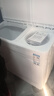 康佳（KONKA）半自动洗衣机家用12公斤 双桶双缸大容量脱水甩干机钢化玻璃盖板 家电国家补贴15%XPB120-339S 实拍图