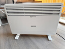 奥克斯（AUX）取暖器家用欧式快热炉电暖气取暖电暖炉暖风电暖器对流式烤火炉 IPX4级防水 NDL220-B37G 小米白 实拍图