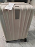 汉客行李箱女拉杆箱男登机箱镇店之宝双层拉链密码箱子旅行箱20英寸白 实拍图