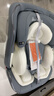 贝倍适（BAYBETSS）儿童安全座椅汽车0-12岁婴儿宝宝车载i-Size认证可坐躺智能通风 米卡色（支撑腿+脚踏+特级颈枕） 实拍图