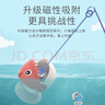 乐亲（Lechin）儿童玩具钓鱼电动旋转磁性捕鱼捞鱼玩具红色 实拍图