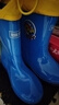 回力儿童雨鞋男童女宝防滑水靴加厚小孩高筒胶鞋中大童防水鞋子 【回力】8055儿童防水口-蓝色 34 【内长22cm】 实拍图