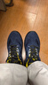 霍尼韦尔 劳保鞋 钢头 反毛皮+网布 双密度聚氨酯 防静电防砸防刺穿 安全鞋 蓝色 40码 1双装 X1S 实拍图