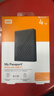 西部数据（WD）4TB 移动硬盘 兼容type-c My Passport随行版2.5英寸 灰 机械硬盘 笔记本电脑外接 大容量加密存储 实拍图