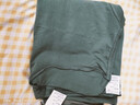 重磅纯棉短袖t恤男高档纯色印花休闲基础款内搭半袖打底衫 抹茶绿 L  125-140斤 实拍图