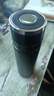 万家全一键开盖316不锈钢保温杯按压式车载商务便携水杯茶水分离杯茶杯 黑色500ml 晒单实拍图