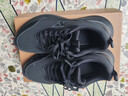 特步羽逸男跑步鞋运动鞋春夏季轻便减震革面防泼水休闲跑鞋男鞋子黑色 实拍图