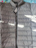 网易严选90鸭绒轻薄羽绒服保暖0压感排骨羽绒内胆防泼水蓄热抗菌外套 A款25新品90鲜绒立领-远山灰 L 实拍图