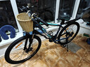 邦德·富士达 自行车男女成人24级变速山地车碟刹减震前叉青少年儿童越野单车 【26寸 铝架】 极光蓝 实拍图