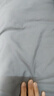 京东京造 悦柔床单单件 120g加厚耐用 A类磨毛床罩 150x210cm 科技灰 实拍图