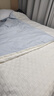 猫人被子A类抗菌大豆纤维春秋被保暖冬空调被芯6斤200*230cm白拼咖 实拍图