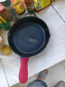 LODGE【美国进口】洛矶平底锅不易粘锅铸铁锅无涂层煎锅煎牛排锅 L8SK3- 26cm 实拍图