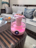 aiyouwei【3L大雾量】新款加湿器家用静音卧室小型空气香薰精油脸部补水喷雾专用桌面室内办公室生日女生 【樱花粉】大雾量双喷智能数显多模式夜灯 实拍图