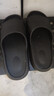 京东京造【泡泡云】踩屎感厚底轻盈防滑外穿拖鞋新款拖鞋男士 灰色40-41 实拍图