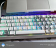 狼蛛（AULA）HERO 68HE磁轴键盘RT电竞游戏专用客制化机械键盘鼠标套装有线RGB网页驱动fps无畏契约8K回报率 侧刻【形意磁轴】白色+爱心蝴蝶键帽 实拍图