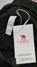 骆驼（CAMEL）弹力假两件健身裤女高腰紧身跑步长裤 Y23BA4L0029A 幻影黑  XXL 实拍图