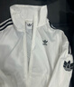 adidas情侣款复古风梭织立领夹克外套男女秋季阿迪达斯官方三叶草 亮白   XS   实拍图