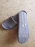 京东京造【抗菌皮纹拖】eva软弹家居防臭浴室新款拖鞋男士 灰褐色 44-45 实拍图