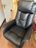 Hbada黑白调R5办公椅皮椅按摩热敷通风电脑椅人体工学椅舒适老板椅可躺 实拍图