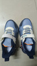 鸿星童品牌断码童鞋男童运动鞋皮面防水春秋季新款儿子女孩跑步鞋中大童 jjl-1876牛仔蓝皮面 34 实拍图