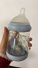 babycare歪头仿母乳防胀气奶瓶0-6月新生儿宽口径玻璃婴儿奶瓶240ml 3-6月 实拍图
