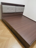 臻享家 全实木床 双人床现代简约橡木高箱床气压储物床带抽屉床卧室家具 胡桃色|橡木床（单床） 【旗舰版全橡木床板】1.8*2.0m气压结构 实拍图