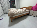 小半实木床双人床北欧日式小户型卧室现代简约樱桃木家具 稳稳床 实拍图