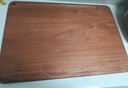 双枪金花梨木案板擀面板家用切菜和面饺子实木厨房揉面砧板70*50*2.2 实拍图