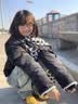 简轻逸短款黑色棉服女士外套冬季高级感新款棉袄小个子羽绒棉衣洋气大码 日系翻领刺绣拼接可爱风棉服 M 【建议85-125斤】 实拍图