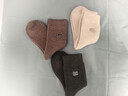 猫人3双装35%羊毛袜子男士袜子男冬季加厚保暖袜男毛圈袜睡眠袜男 实拍图