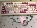 迪士尼草莓熊蓝牙无线键盘三模有线粉色静音键盘鼠标套装高颜值女生办公键鼠打字游戏电脑笔记本IPad通用 草莓熊D98有线键盘+草莓熊无线双模鼠标 实拍图