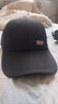 【热巴同款】加大棒球帽帽子男女大头围显脸小春夏字母百搭棒球帽 侧标-黑色【1顶】 实拍图