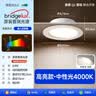 惠普led深杯防眩护眼嵌入式孔灯玄关走廊吊顶天花灯筒灯7.5cm沐之光 实拍图