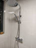科勒（KOHLER）恒温花洒可升降淋浴器花洒套装二出水三出水恒温淋浴柱 圆形大顶喷21724T-CP 实拍图