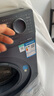 西门子（SIEMENS）小晶钻plus深层净洗 10kg滚筒洗衣机全自动 深层净洗 蒸汽除菌 羊毛洗 湖蕴蓝 补贴 WG52H2X10W 实拍图