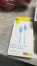 倍思苹果数据线PD20W快充线Type-c to lightning充电线适用iPhone14/13ProMax/12/11手机车载1.2米天蓝 实拍图