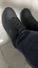 斯凯奇（Skechers）男鞋秋冬新品一脚蹬休闲鞋黑色商务鞋轻便软底运动户外健步鞋皮鞋 实拍图
