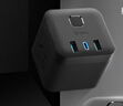 公牛（BULL）20W PD苹果快充魔方插座/插线板/插排/接线板 Type-c+USB+3插孔 无线 黑色 GNV-UU220WH总控开关 实拍图