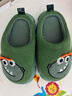 猪爸爸儿童拖棉鞋秋冬季室内男童亲子女童可爱家居保暖宝宝棉拖绿色220 实拍图