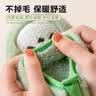 猪爸爸宝宝棉鞋秋冬男宝2024新款包跟防滑室内家居女童婴幼儿棉鞋咖170 实拍图