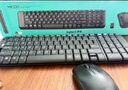 罗技（Logitech）MK120 键鼠套装 有线键鼠套装 办公键鼠套装 电脑键盘 USB即插即用 全尺寸 黑色 实拍图